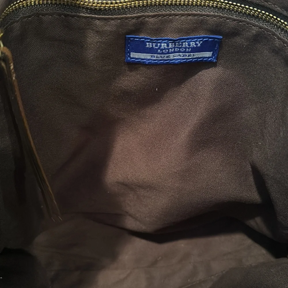 BURBERRY Denim and Leather satchel!!! EXCELLENT CONDITION! - Picture 3 of 8